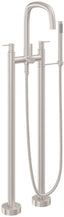 CALIFORNIA FAUCETS 0803-52K.20 San Elijo Tub Fillers Contemporary Floor Mount Tub Filler - Quad Arc Spout