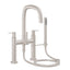 CALIFORNIA FAUCETS 0808-52.18 San Elijo Tub Fillers Contemporary Deck Mount Tub Filler - Quad Arc Spout