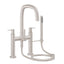 CALIFORNIA FAUCETS 0808-52K.20 San Elijo Tub Fillers Contemporary Deck Mount Tub Filler - Quad Arc Spout