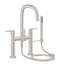 CALIFORNIA FAUCETS 0808-E4.20 San Elijo Tub Fillers Contemporary Deck Mount Tub Filler - Quad Arc Spout