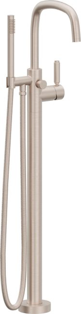 CALIFORNIA FAUCETS 0811-41.18 San Elijo Tub Fillers Contemporary Single Hole Floor Mount Tub Filler - Quad Arc Spout