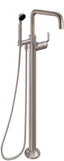 CALIFORNIA FAUCETS 0911-80.20 Descanso Tub Fillers Industrial Single Hole Floor Mount Tub Filler - Quad Spout