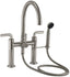 CALIFORNIA FAUCETS 1008-30.18 Descanso Tub Fillers Industrial Deck Mount Tub Filler - Arc Spout