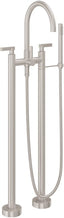 CALIFORNIA FAUCETS 1103-37.20 Asilomar Tub Fillers Contemporary Floor Mount Tub Filler - Arc Spout