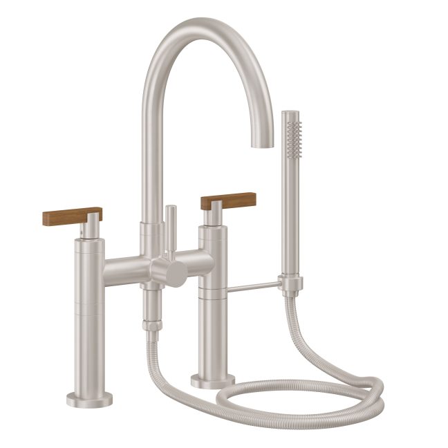 CALIFORNIA FAUCETS 1108-37T.18 Asilomar Tub Fillers Contemporary Deck Mount Tub Filler - Arc Spout