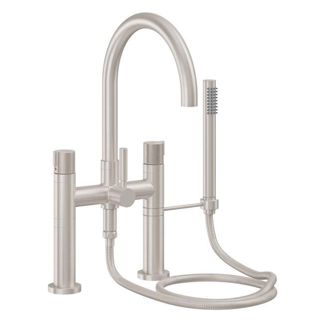 CALIFORNIA FAUCETS 1108-39K.20 Asilomar Tub Fillers Contemporary Deck Mount Tub Filler - Arc Spout