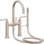 CALIFORNIA FAUCETS 1108-41-WP.18 Asilomar Tub Fillers Contemporary Deck Mount Tub Filler - Arc Spout