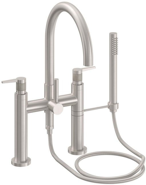 CALIFORNIA FAUCETS 1108-53K.18 Asilomar Tub Fillers Contemporary Deck Mount Tub Filler - Arc Spout