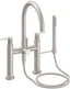 CALIFORNIA FAUCETS 1108-53K.18 Asilomar Tub Fillers Contemporary Deck Mount Tub Filler - Arc Spout