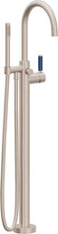 CALIFORNIA FAUCETS 1111-41-BP.18 Asilomar Tub Fillers Contemporary Single Hole Floor Mount Tub Filler - Arc Spout