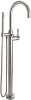CALIFORNIA FAUCETS 1111-E3.20 Asilomar Tub Fillers Contemporary Single Hole Floor Mount Tub Filler - Arc Spout