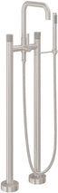CALIFORNIA FAUCETS 1203-39PI.18 Bolsa Tub Fillers Contemporary Floor Mount Tub Filler - Quad Spout
