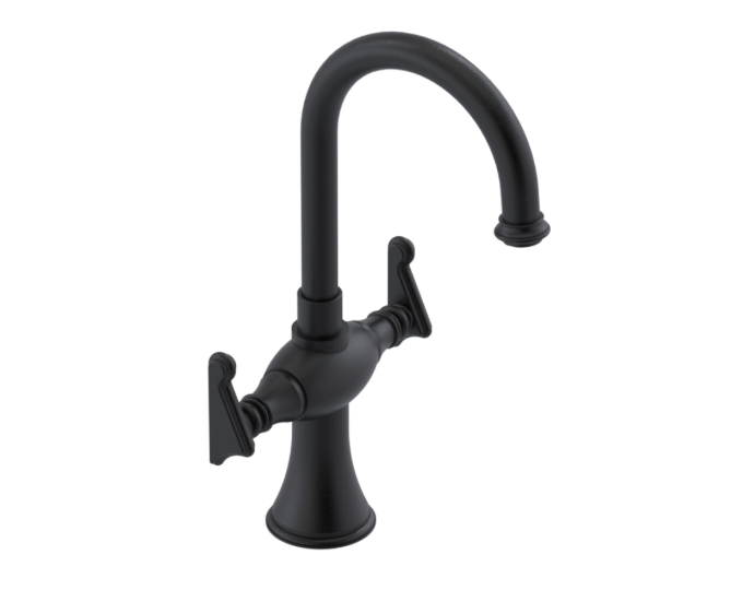 RUBINET 1CJSS Jasmin Single Hole Dual Handle Lav. Set. (less drain)