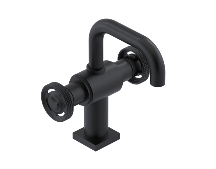 RUBINET 1CLGR LaSalle Single Hole Dual Handle Lav. Set. with Genesis spout (less drain)