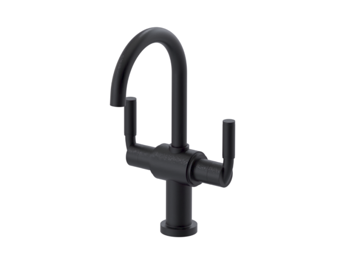 RUBINET 1CNVL Nouveau Single Hole Dual Handle Lav. Set. (less drain)