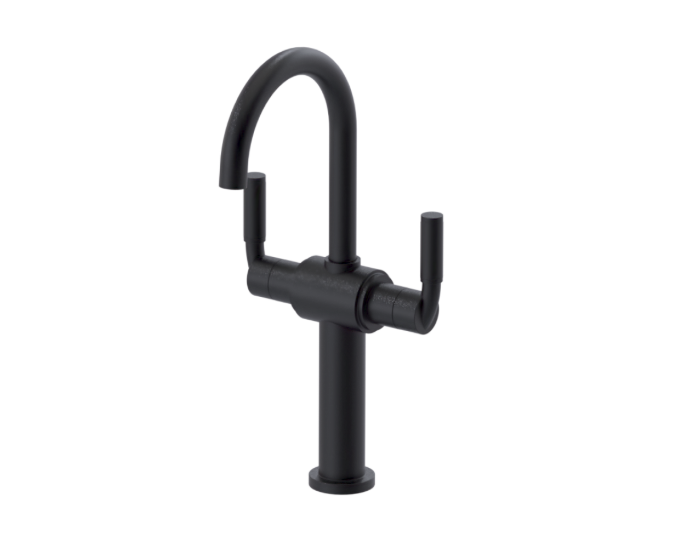 RUBINET 1DNVL Nouveau Single Hole Dual Handle Lav. Set. with extended base (less drain)