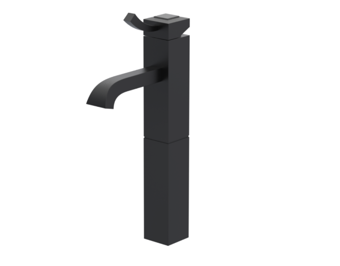 RUBINET 1NICL Ice Single Control Lav. Set. with extended base (less drain)