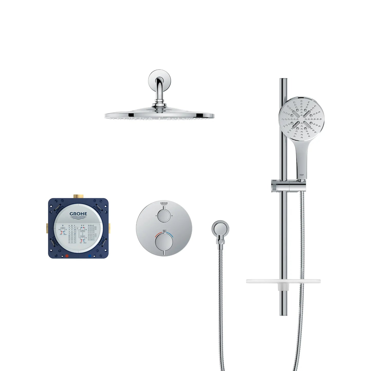 GROHE 1030660000 Rainshower Two Handle Thm Shower Sys Ca