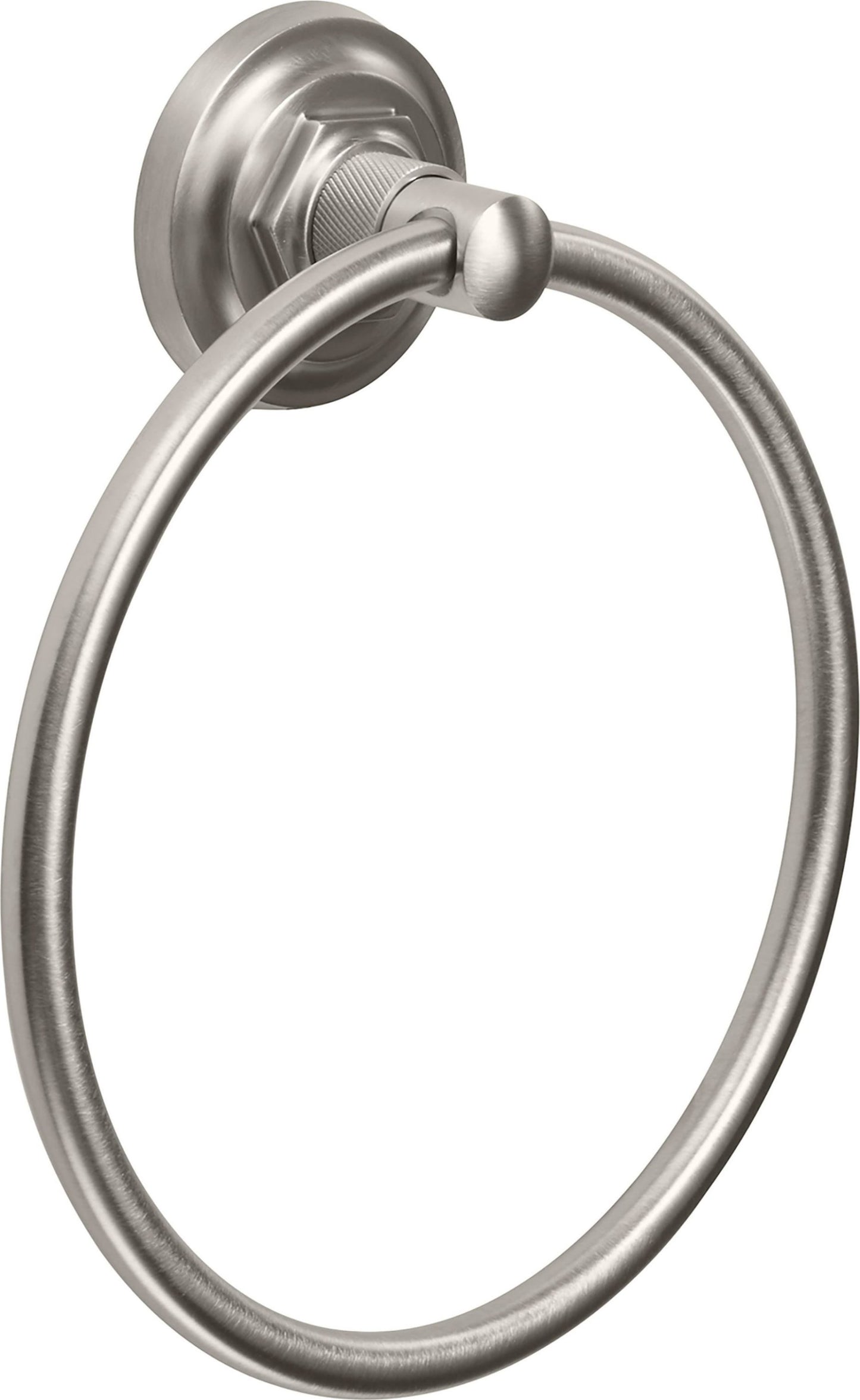 CALIFORNIA FAUCETS Descanso 30K-TR Towel Ring - Knurled Accent