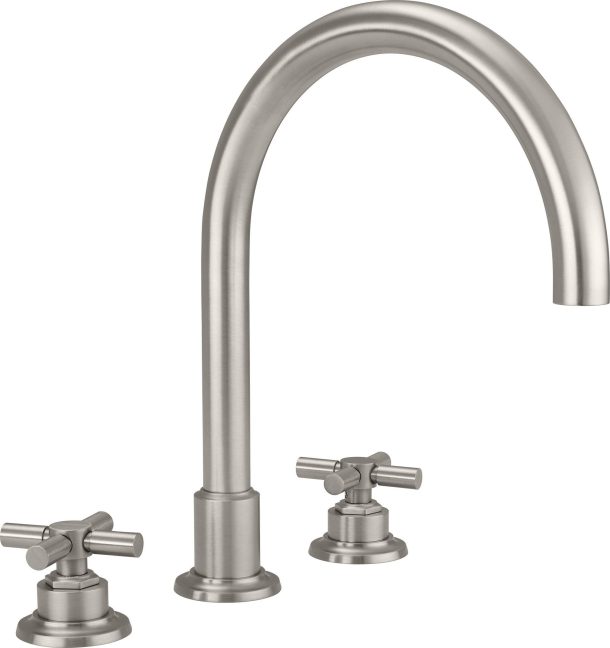 CALIFORNIA FAUCETS 3108X Descanso Complete Roman Tub Set - Arc Spout