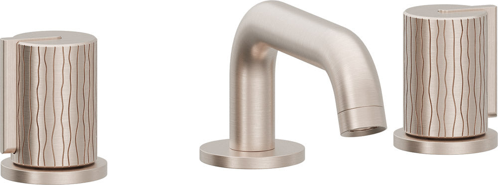 California Faucets 3902R Jalama 8" Widespread Lavatory Faucet - Low Quad Spout with ZeroDrain and Rivulet Cylinder Handle