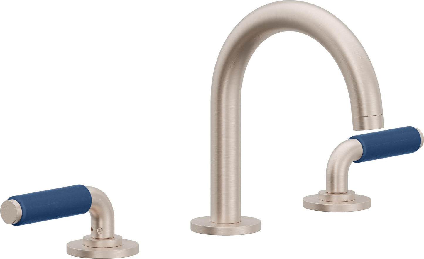 California Faucets 4102M-BP Cayucos 8" Widespread Lavatory Faucet with ZeroDrain - Medium Spout