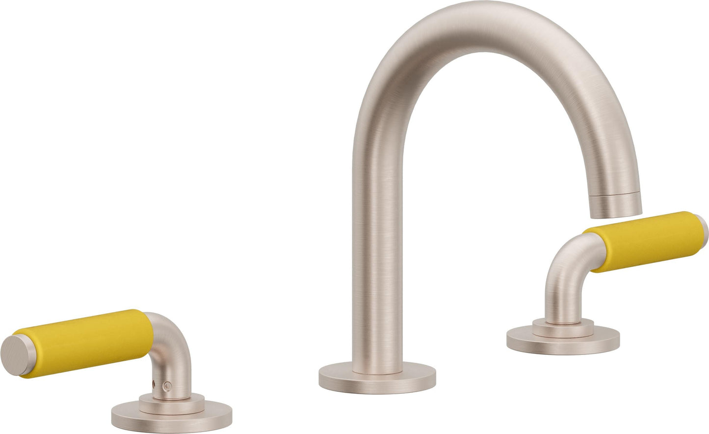 California Faucets 4102M-YP Cayucos 8" Widespread Lavatory Faucet with ZeroDrain - Medium Spout