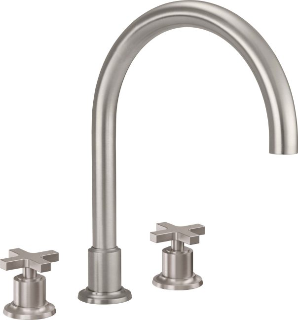 CALIFORNIA FAUCETS 4508AX Rincon Bay Complete Roman Tub Set - Arc Spout