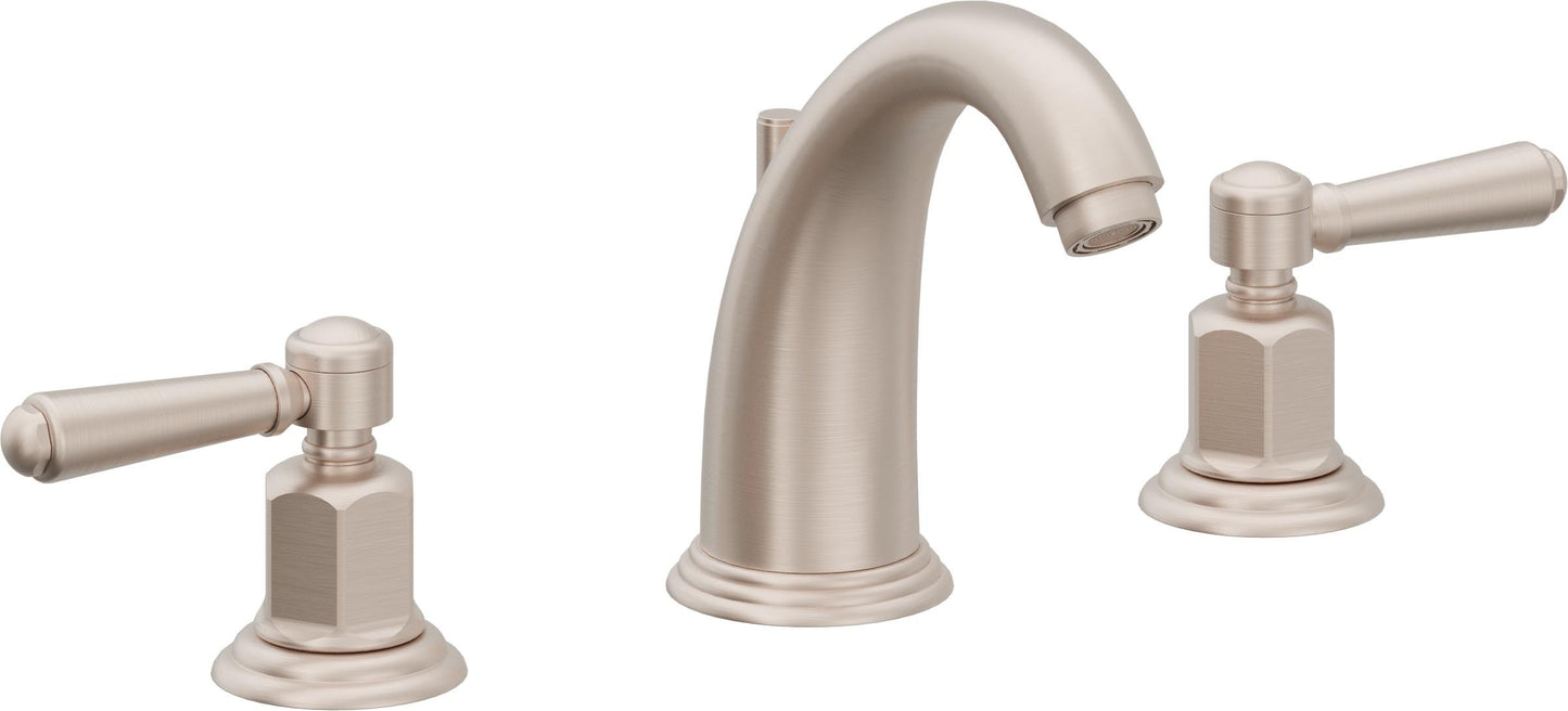 California Faucets 5602-MIDX Coronado 8" Widespread Lavatory Faucet with ZeroDrain