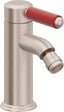 CALIFORNIA FAUCETS 6004-1-RD Del Mar Single Hole Bidet - Red Handle