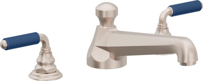 CALIFORNIA FAUCETS 6008-BP Del Mar Complete Roman Tub Set
