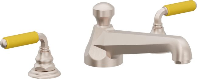 CALIFORNIA FAUCETS 6008-YP Del Mar Complete Roman Tub Set