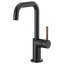 BRIZO 61065LF Bar Faucet with Square Spout - Wood Lever Handle