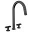 BRIZO 62506LF Widespread Pull-Down Faucet with Arc Spout - Knob Handles