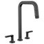 BRIZO 62507LF Widespread Pull-Down Faucet with Square Spout - Lever Handles