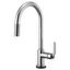 BRIZO LITZE 64044LF SmartTouch Pull-Down Kitchen Faucet with Arc Spout and Industrial Handle