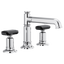 BRIZO INVARI 65377LF Widespread Lavatory Faucet with Column Spout - Knob Handles 1.2 GPM