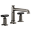 BRIZO INVARI 65377LF Widespread Lavatory Faucet with Column Spout - Knob Handles 1.2 GPM