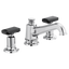 BRIZO INVARI 65378LF Widespread Lavatory Faucet with Angled Spout - Knob Handles 1.2 GPM
