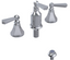 RUBINET 6CHXL Hexis Bidet Fitting with Spray, Diverter, and Vacum Breaker (Less Drain)