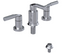 RUBINET 6CNVL Nouveau Bidet Fitting with Spray, Diverter, and Vacum Breaker (Less Drain)