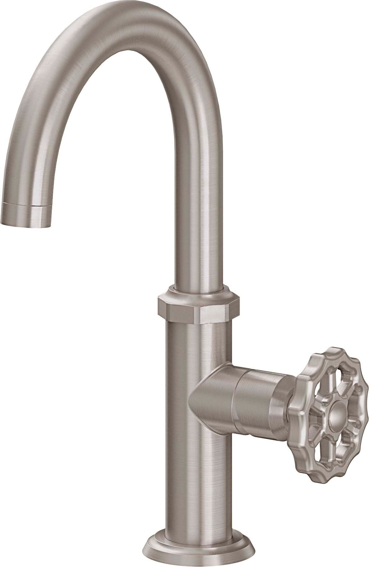 California Faucets Tamalpais 7509-2 Single Hole Lavatory/Bar/Prep Faucet - High Spout