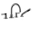 CABANO 84304 4 Piece deck mount tub filler with hand spray