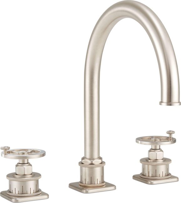 CALIFORNIA FAUCETS 8608W Steampunk Bay Complete Roman Tub Set - Arc Spout