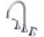 RUBINET 8AETL Etruscan Widespread Kitchen Set