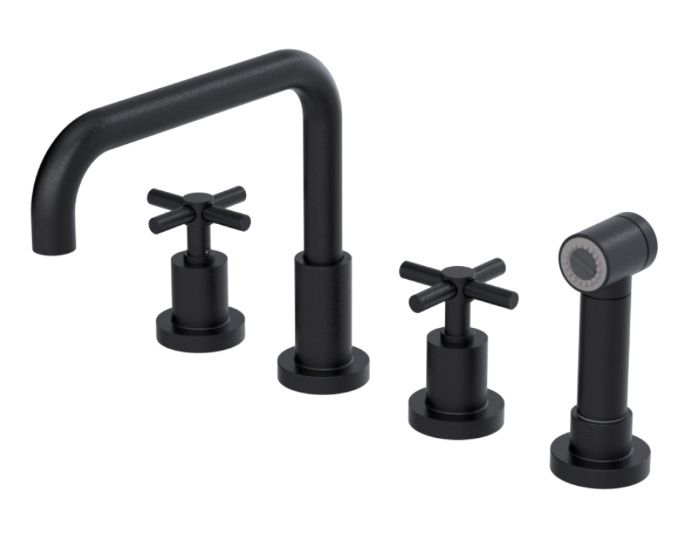 RUBINET 8AGNSC Genesis Widespread Kitchen Set with Hand Spray