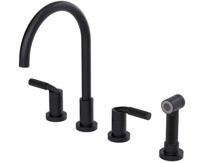 RUBINET 8AHOSL H2O Widespread Kitchen Set with Hand Spray
