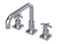 RUBINET 8ALGC LaSalle Widespread Kitchen Set with Genesis Spout