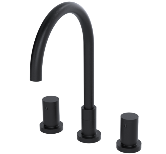 RUBINET 8ANVR Nouveau Widespread Kitchen Set