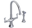 RUBINET 8DETSL Etruscan Two Handle Single Hole Kitchen Set with Hand Spray